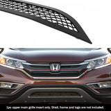 Stainless Steel Main Upper Black Wire Mesh Grille 2015-2016 Honda CR-V GR08GFD21H
