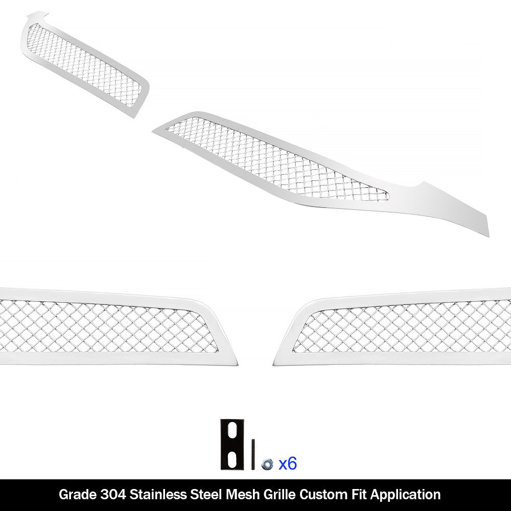 Stainless Steel Main Upper Mesh Grille 2017-2019 Honda CR-V GR08GFD22T