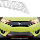 Stainless Steel Lower Bumper Mesh Grille 2015-2017 Honda Fit GR08GFD27T