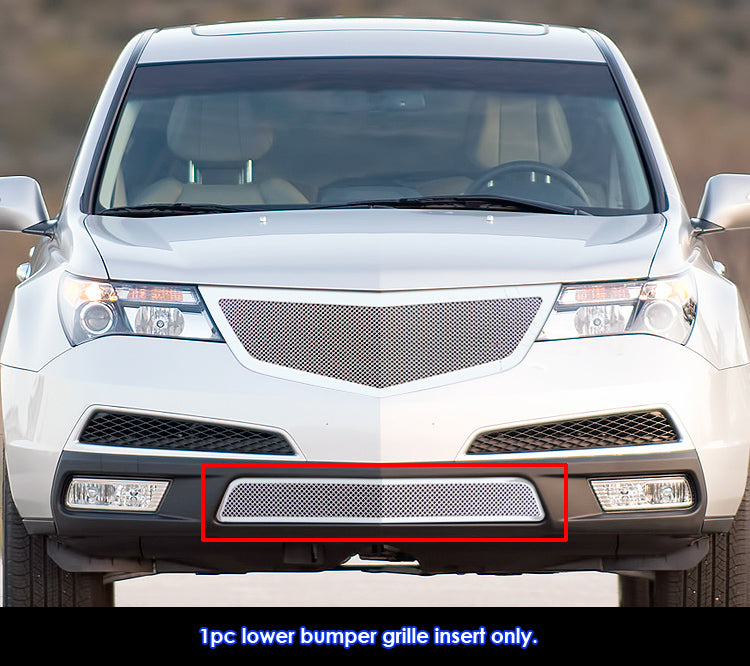 Stainless Steel Lower Bumper Mesh Grille 2010-2013 Acura MDX GR08GFH02T