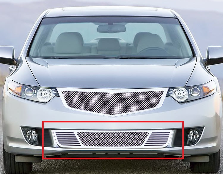 Stainless Steel Lower Bumper Mesh Grille 2009-2010 Acura TSX GR08GFH04T