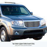 Stainless Steel Main Upper Stainless Steel Billet Grille 2009-2011 Honda Pilot GR08HFE97S