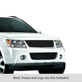 Stainless Steel Main Upper Black Stainless Steel Billet Grille 2006-2012 Suzuki Grand Vitara GR09HEA36J