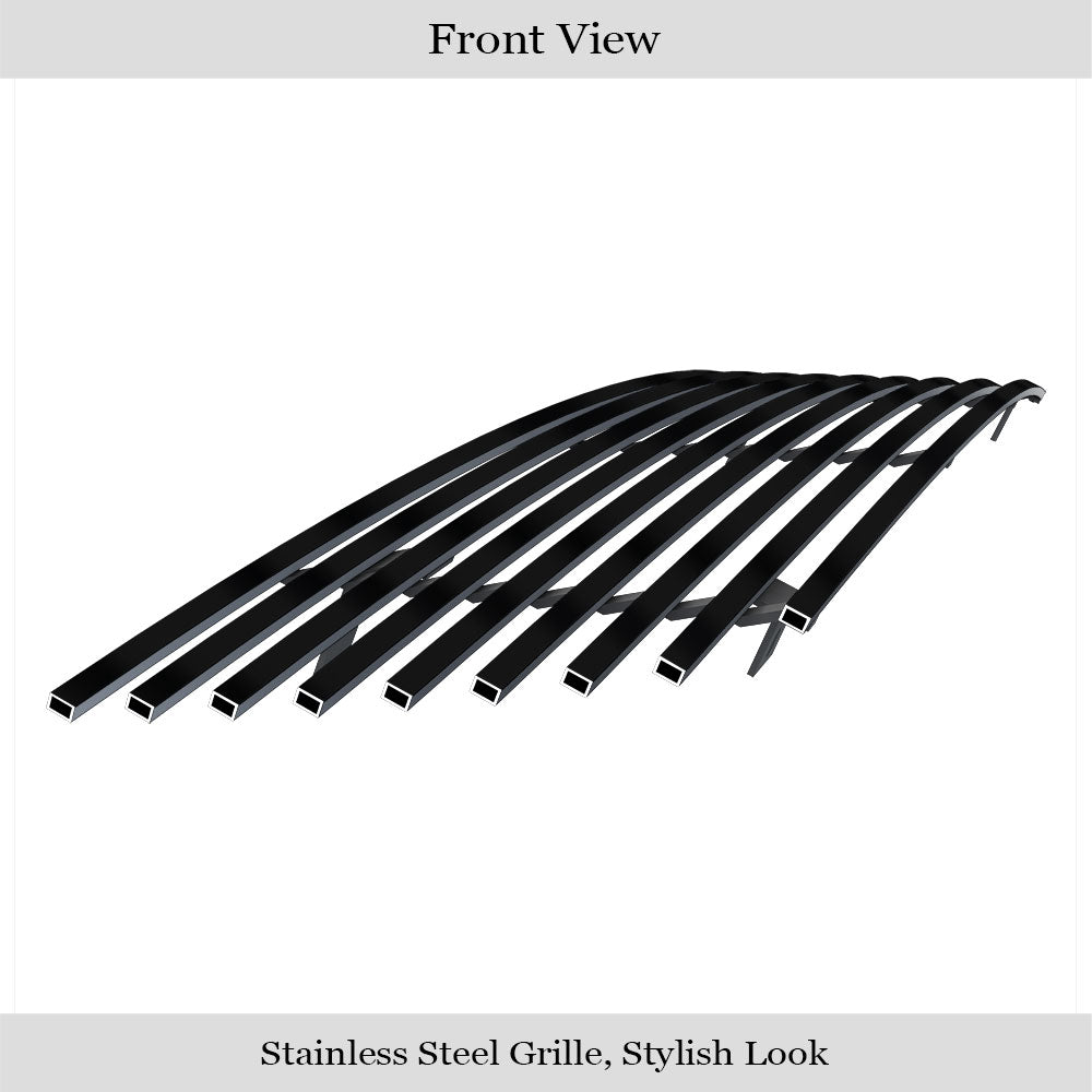 Stainless Steel Main Upper Black Stainless Steel Billet Grille 2006-2012 Suzuki Grand Vitara GR09HEA36J