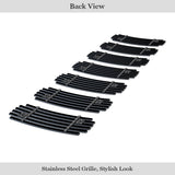 Stainless Steel Main Upper Black Stainless Steel Billet Grille 2005-2007 Jeep Liberty Not For Renegade GR10FED96J