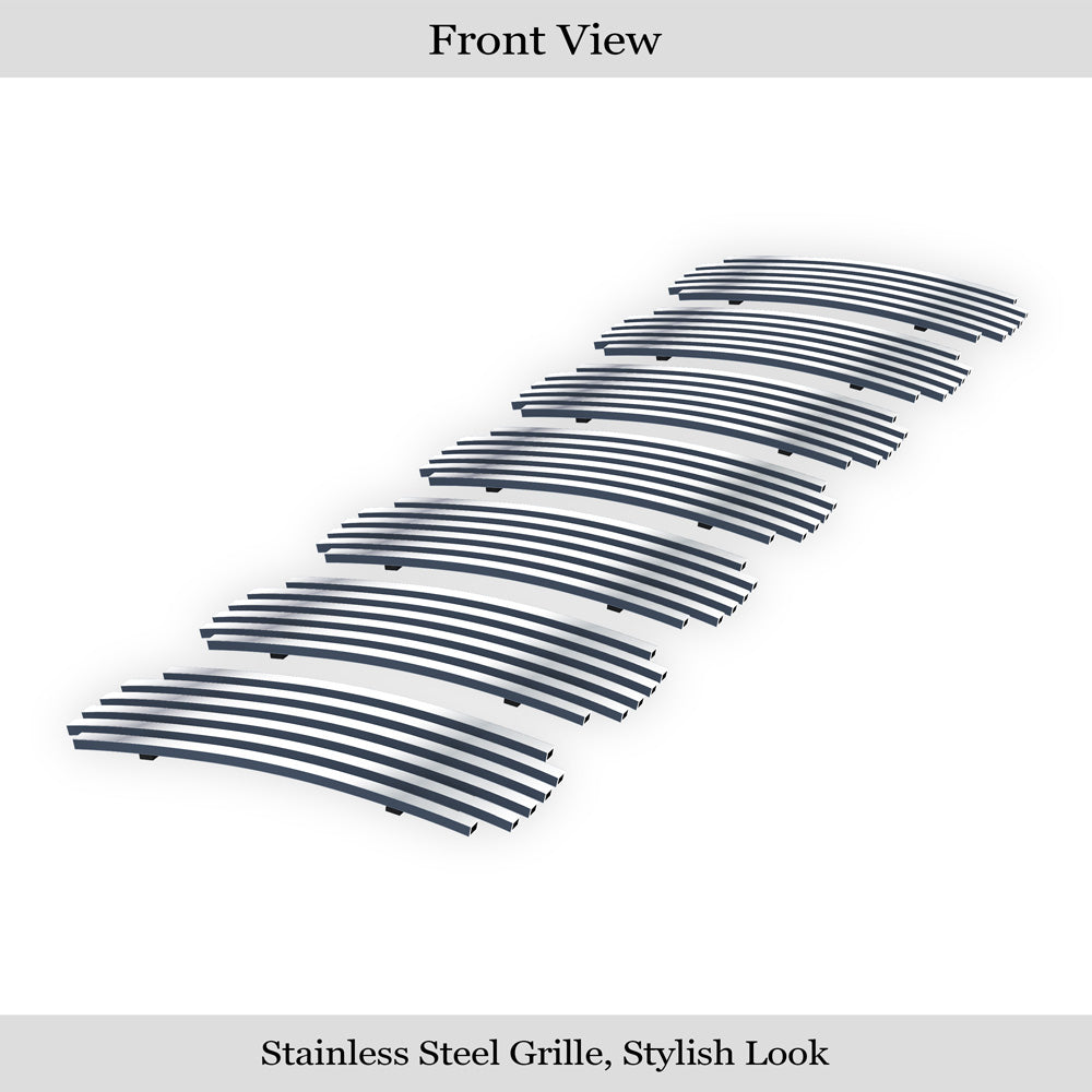 Stainless Steel Main Upper Stainless Steel Billet Grille 2005-2007 Jeep Liberty Not For Renegade GR10FED96S