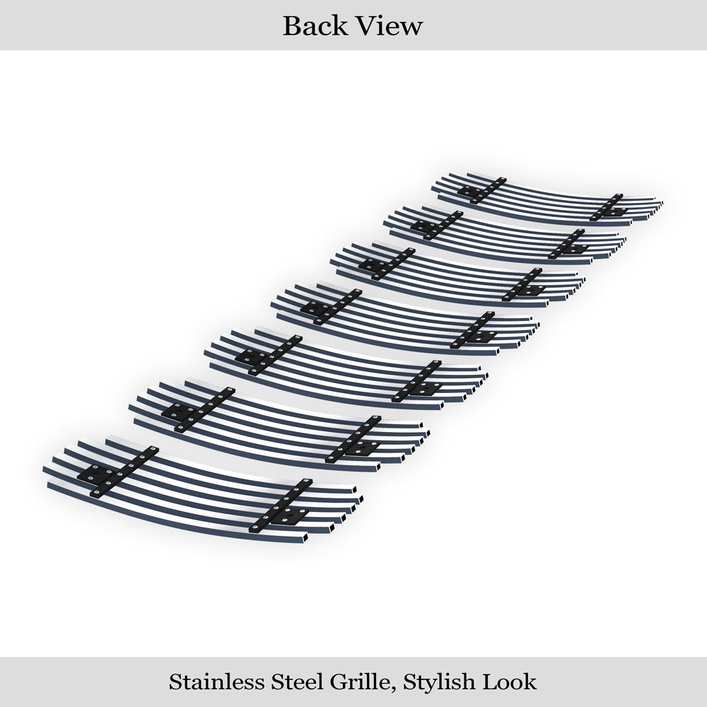 Stainless Steel Main Upper Stainless Steel Billet Grille 2005-2007 Jeep Liberty Not For Renegade GR10FED96S