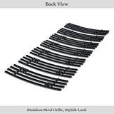 Stainless Steel Main Upper Black Stainless Steel Billet Grille 2008-2012 Jeep Liberty GR10FEE51J