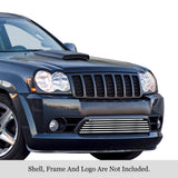 Stainless Steel Lower Bumper Stainless Steel Billet Grille 2009-2010 Jeep Grand Cherokee SRT8 GR10FFF05S