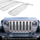 Stainless Steel Main Upper Mesh Grille 2020-2021 Jeep Gladiator GR10GEJ45T