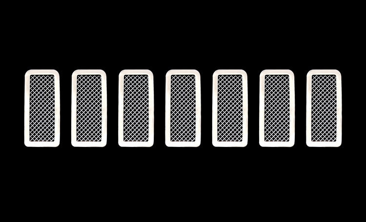 Stainless Steel Main Upper Mesh Grille 2011-2013 Jeep Grand Cherokee Not For SRT8 GR10GFH55T