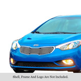 Stainless Steel Main Upper Stainless Steel Billet Grille 2014-2016 Kia Forte GR11FEI63S