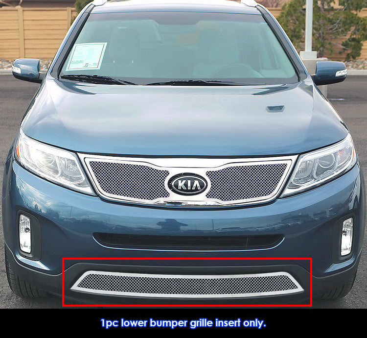 Stainless Steel Lower Bumper Mesh Grille 2014-2015 Kia Sorento SX GR11GEI60T