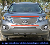 Stainless Steel Main Upper Mesh Grille 2011-2013 Kia Sorento With Logo Show Not For SX Model GR11GFG57Z