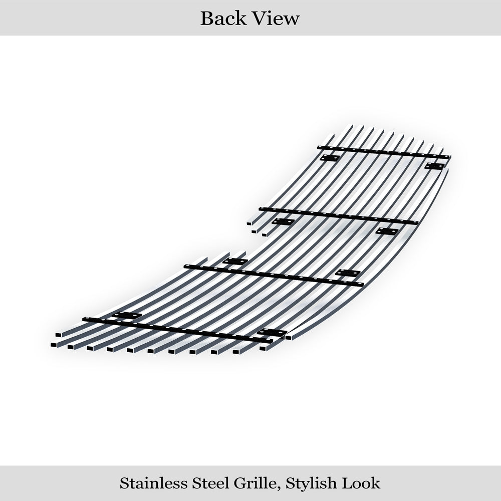 Stainless Steel Main Upper Stainless Steel Billet Grille 2003-2006 Lincoln Navigator GR12FFE44S