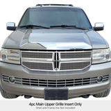 Stainless Steel Main Upper Mesh Grille 2007-2014 Lincoln Navigator GR12GEJ16T