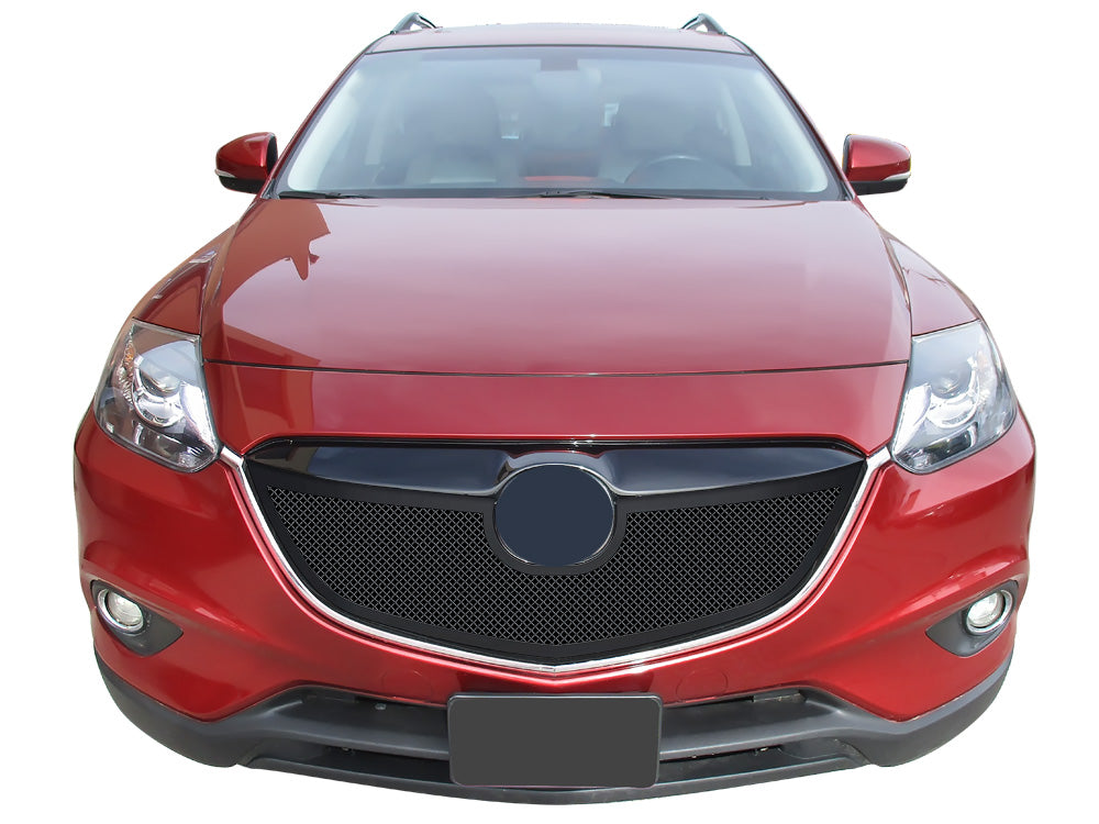 Stainless Steel Main Upper Black Wire Mesh Grille 2013-2015 Mazda CX-9 GR13GEI35H