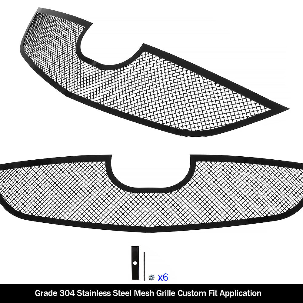 Stainless Steel Main Upper Black Wire Mesh Grille 2013-2015 Mazda CX-9 GR13GEI35H