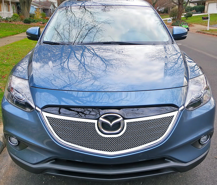 Stainless Steel Main Upper Mesh Grille 2013-2015 Mazda CX-9 GR13GEI35T