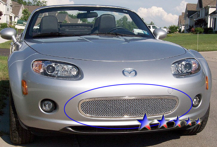 Stainless Steel Lower Bumper Mesh Grille 2006-2008 Mazda MX-5 GR13GFB28T