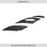 Stainless Steel Main Upper Black Stainless Steel Billet Grille 2004-2007 Nissan Armada With Logo Show/2004-2006 Nissan Titan With Logo Show/2007-2007 Nissan Titan Classic Model, With Logo Show GR14FED12J