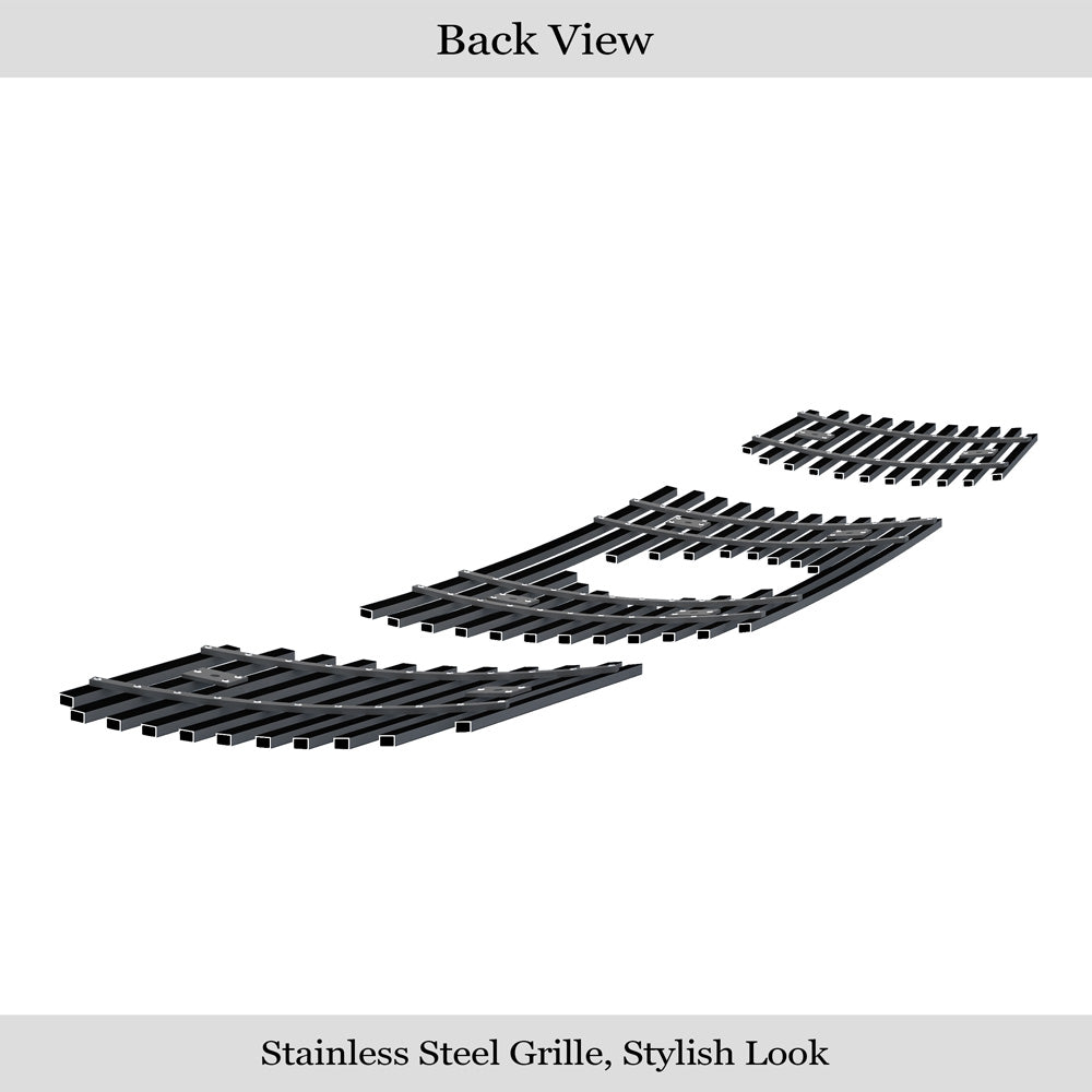 Stainless Steel Main Upper Black Stainless Steel Billet Grille 2004-2007 Nissan Armada With Logo Show/2004-2006 Nissan Titan With Logo Show/2007-2007 Nissan Titan Classic Model, With Logo Show GR14FED12J