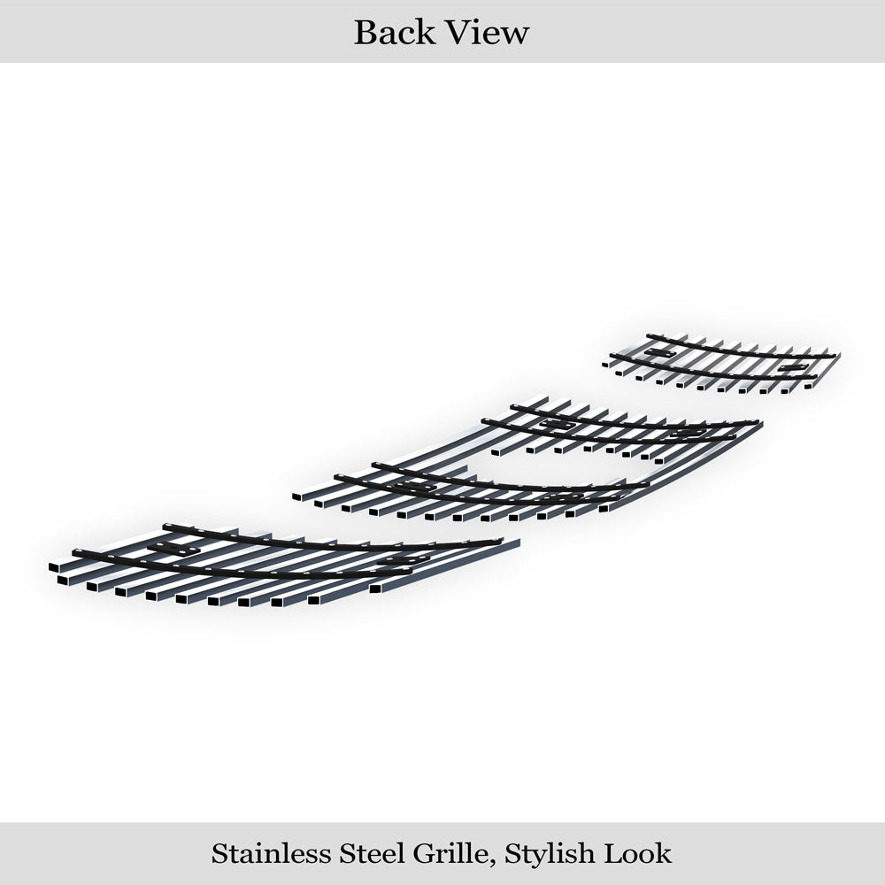 Stainless Steel Main Upper Stainless Steel Billet Grille 2004-2007 Nissan Armada With Logo Show/2004-2006 Nissan Titan With Logo Show/2007-2007 Nissan Titan Classic Model, With Logo Show GR14FED12S