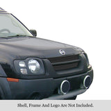 Stainless Steel Main Upper Black Stainless Steel Billet Grille 2002-2004 Nissan Xterra GR14FED17J