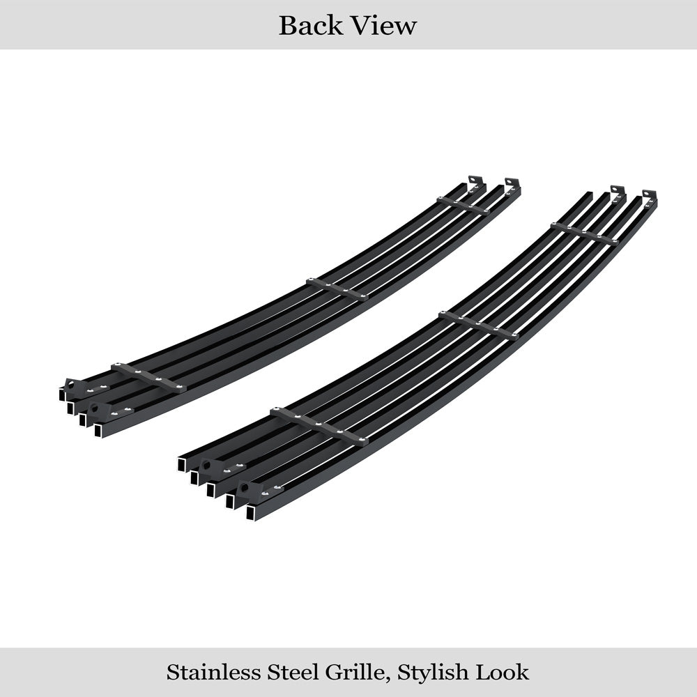 Stainless Steel Main Upper Black Stainless Steel Billet Grille 2002-2004 Nissan Xterra GR14FED17J