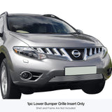 Stainless Steel Lower Bumper Stainless Steel Billet Grille 2009-2010 Nissan Murano GR14FEE68S