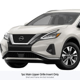 Stainless Steel Main Upper Black Stainless Steel Billet Grille 2019-2024 Nissan Murano GR14FEE69J