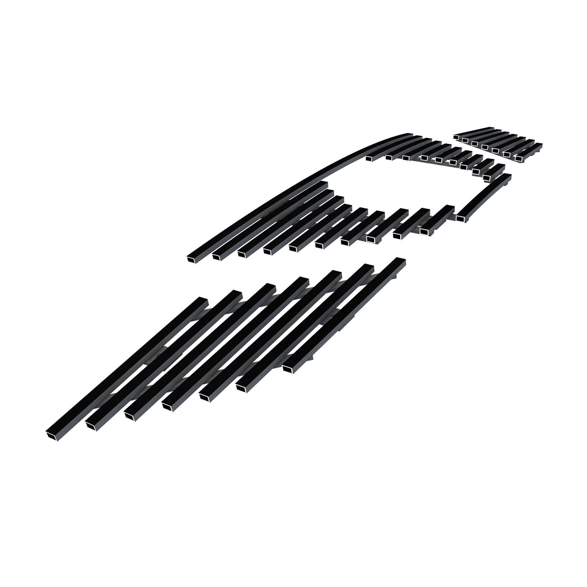 Stainless Steel Main Upper Black Stainless Steel Billet Grille 2014-2016 Nissan Rogue GR14FEE71J