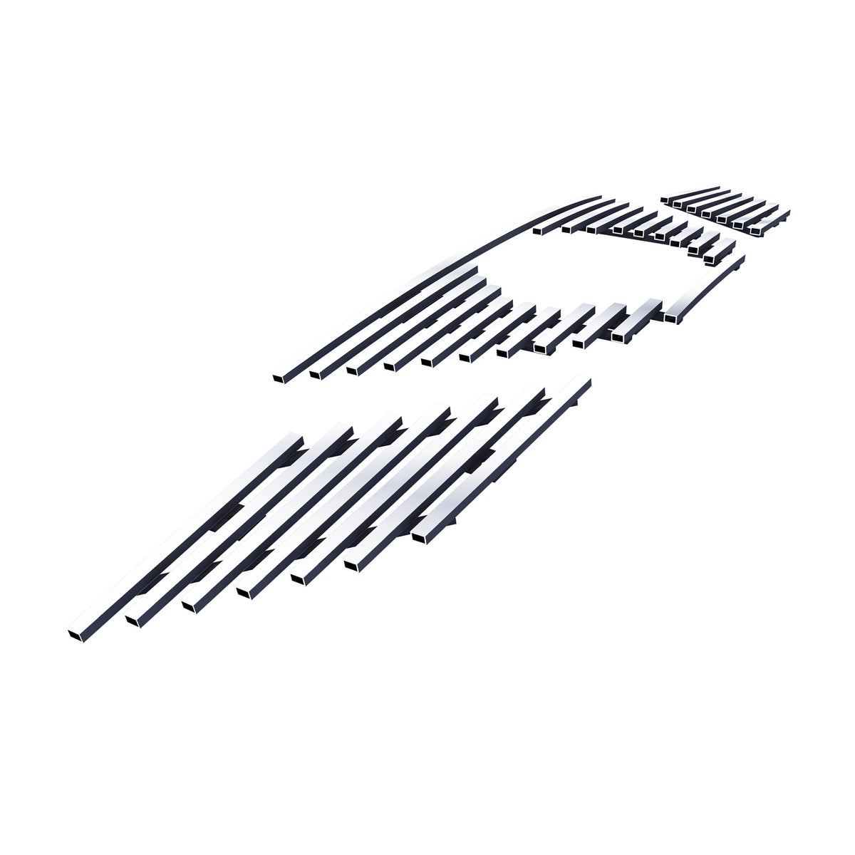 Stainless Steel Main Upper Stainless Steel Billet Grille 2014-2016 Nissan Rogue GR14FEE71S