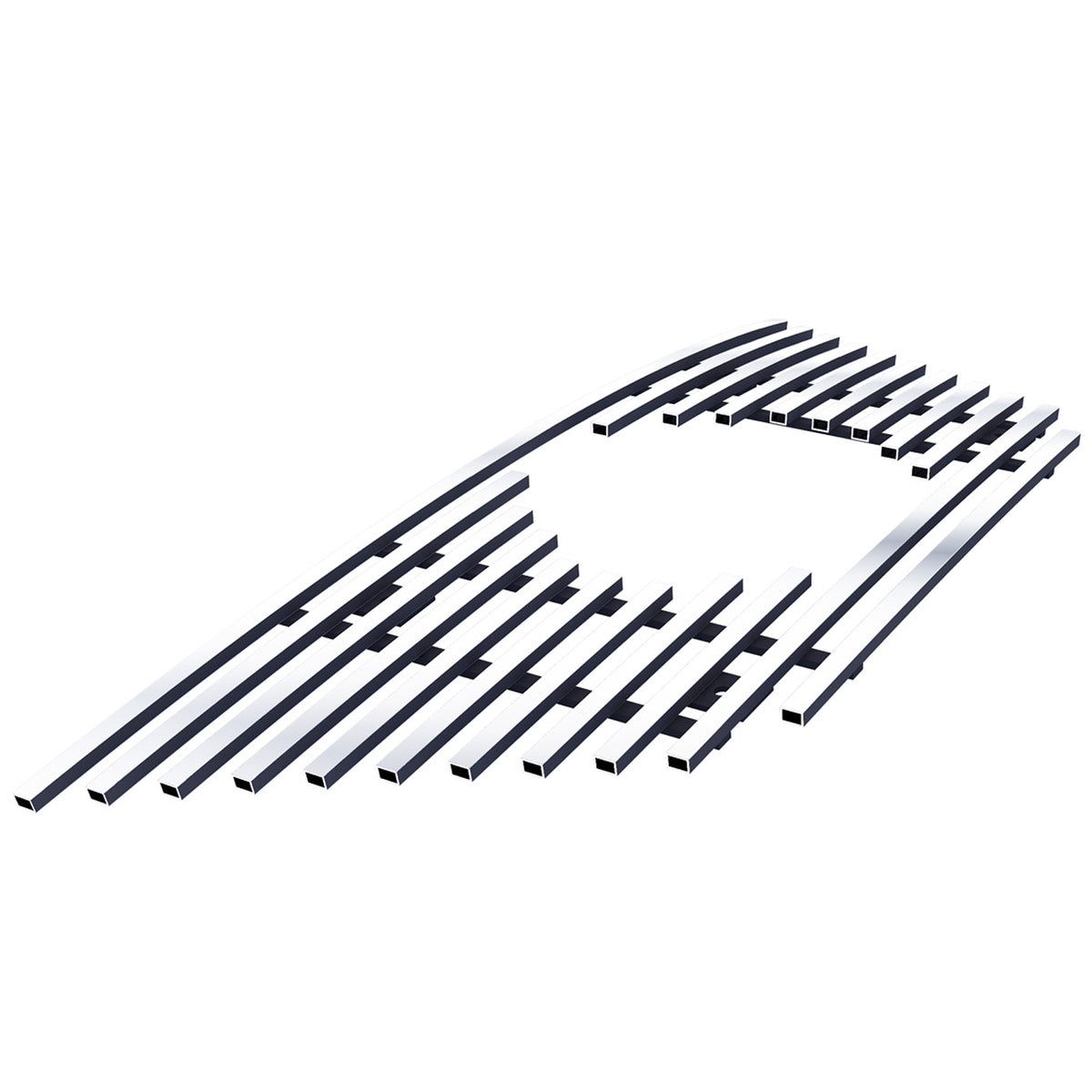 Stainless Steel Main Upper Stainless Steel Billet Grille 2017-2020 Nissan Rogue GR14FEE72S