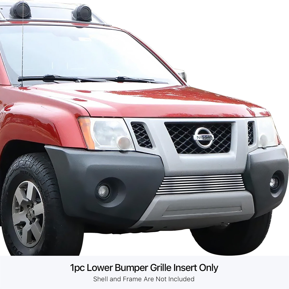 Stainless Steel Lower Bumper Stainless Steel Billet Grille 2009-2012 Nissan Xterra GR14FEE75S