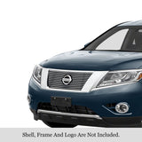 Stainless Steel Main Upper Stainless Steel Billet Grille 2013-2016 Nissan Pathfinder GR14FEI23C
