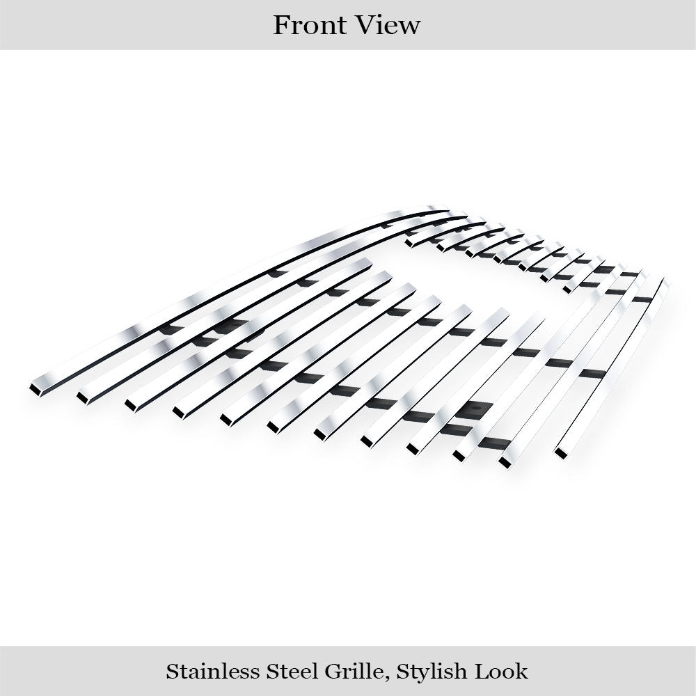 Stainless Steel Main Upper Stainless Steel Billet Grille 2013-2016 Nissan Pathfinder GR14FEI23C