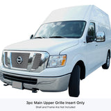 Stainless Steel Main Upper Stainless Steel Billet Grille 2012-2019 Nissan NV 2500 /2012-2019 Nissan NV 3500 GR14FFC83S