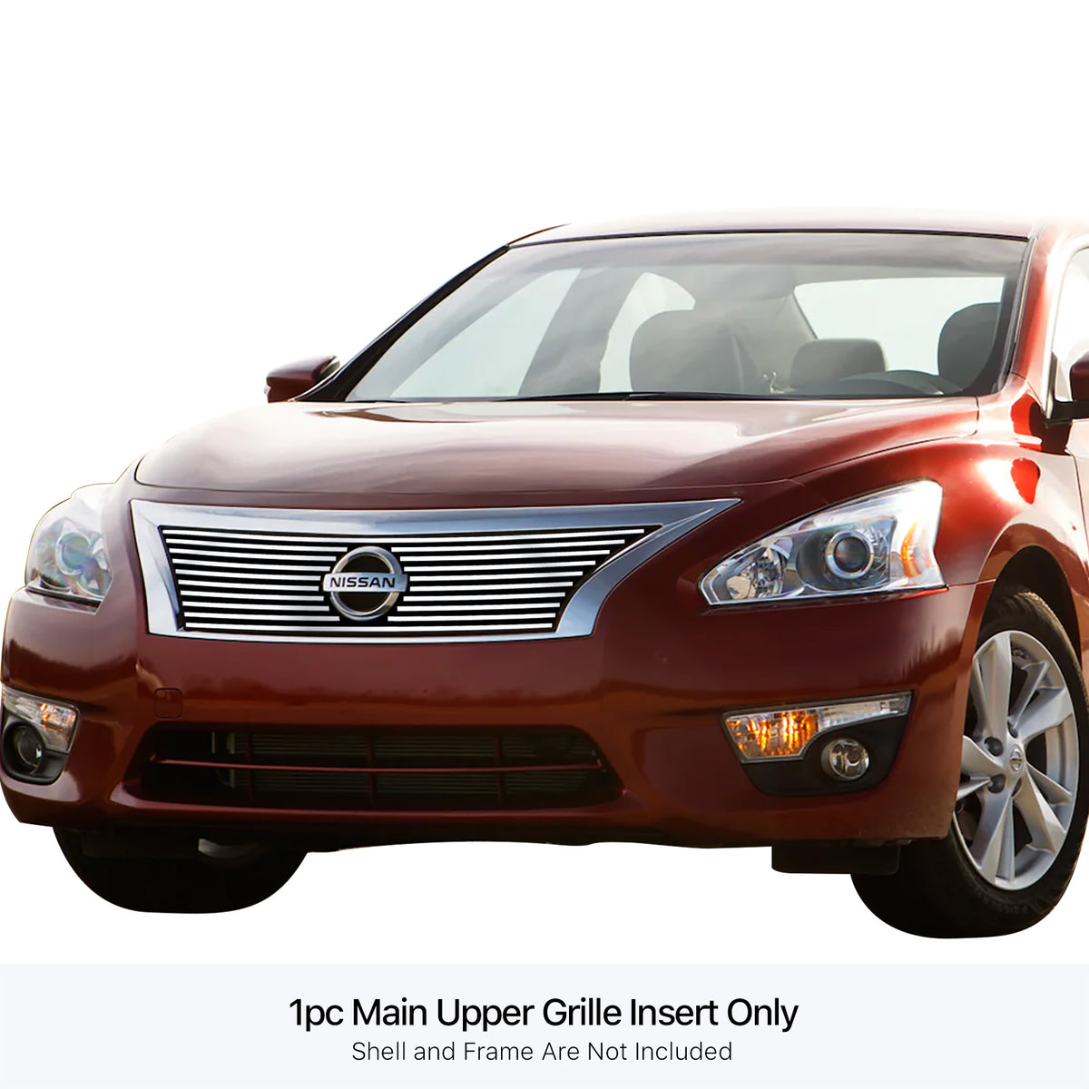 Stainless Steel Main Upper Stainless Steel Billet Grille 2013-2015 Nissan Altima GR14FFC85S