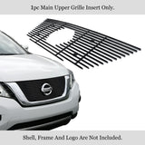 Stainless Steel Main Upper Black Stainless Steel Billet Grille 2017-2020 Nissan Pathfinder GR14FFC93J
