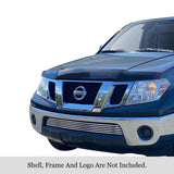 Stainless Steel Lower Bumper Stainless Steel Billet Grille 2005-2008 Nissan Frontier All Model/2009-2021 Nissan Frontier (Only Fit Model With Chrome Bumper Not Fit Pro-4X Model)/2005-2007 Nissan Pathfinder GR14FFD33S