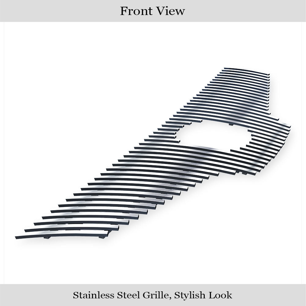 Stainless Steel Main Upper Stainless Steel Billet Grille 2007-2009 Nissan Altima  Coupe GR14FFE12S