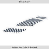 Stainless Steel Main Upper Stainless Steel Billet Grille 2008-2015 Nissan Titan GR14FFE20S