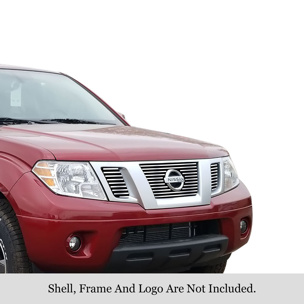 Stainless Steel Main Upper Stainless Steel Billet Grille 2009-2021 Nissan Frontier GR14FFF41S