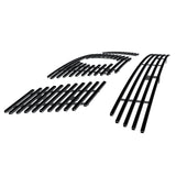 Stainless Steel Main Upper + Lower Bumper Black Stainless Steel Billet Grille 2005-2007 Nissan Pathfinder With Logo Show/2005-2008 Nissan Frontier With Logo Show GR14FGI66J