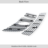 Stainless Steel Main Upper + Lower Bumper Stainless Steel Billet Grille 2005-2007 Nissan Pathfinder With Logo Show/2005-2008 Nissan Frontier With Logo Show GR14FGI66S