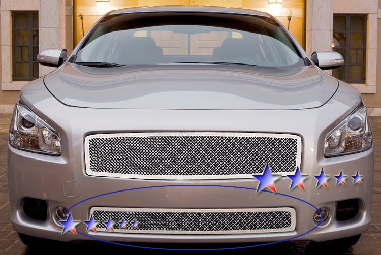 Stainless Steel Lower Bumper Mesh Grille 2009-2014 Nissan Maxima GR14GEB25T