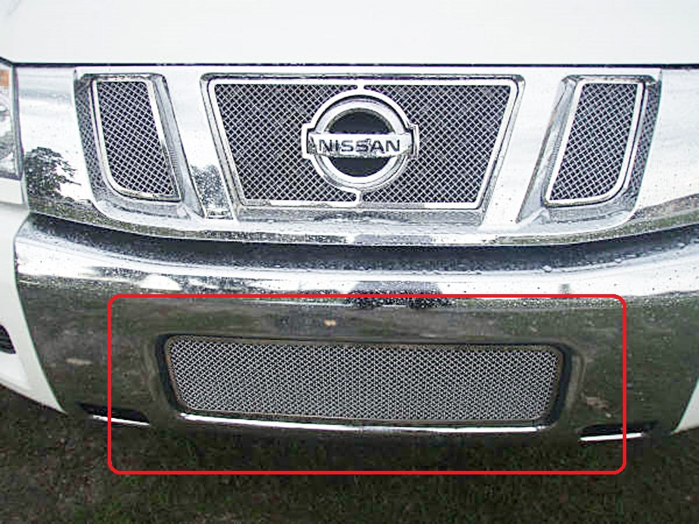 Stainless Steel Lower Bumper Mesh Grille 2004-2007 Nissan Armada /2004-2015 Nissan Titan GR14GED13T