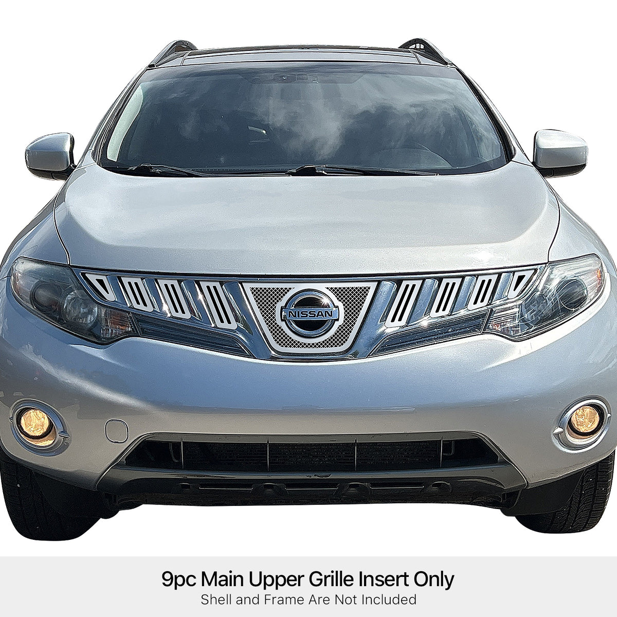 Stainless Steel Main Upper Mesh Grille 2009-2010 Nissan Murano GR14GEE66T