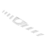 Stainless Steel Main Upper Mesh Grille 2009-2010 Nissan Murano GR14GEE66T